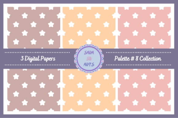 Download Seamless Star Pattern Digital Paper - Star pattern Collection
