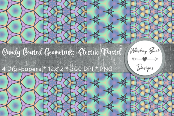 Download Geometric Electric Pastel Candy Papers - Premium Resources