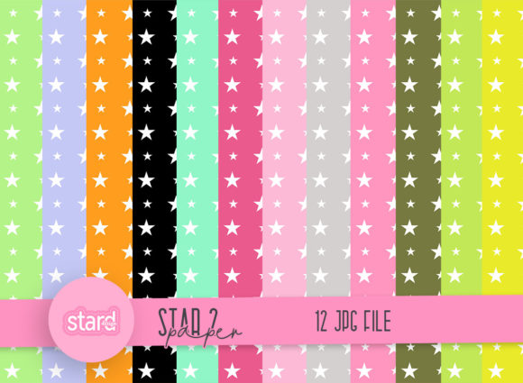 Download Digital Paper Star Pattern - Star pattern Collection
