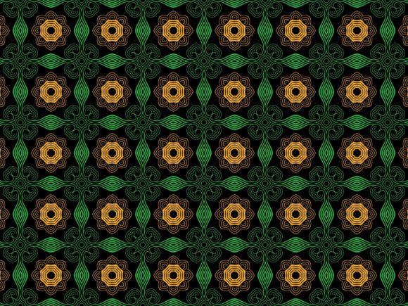 Download Mandala with a Four-leaf Star Pattern - Star pattern Collection
