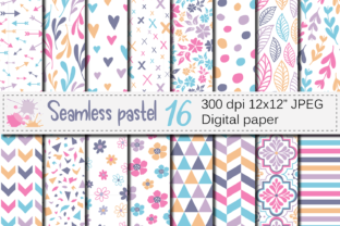 Download Seamless Pastel Digital Paper Pack - Premium Resources