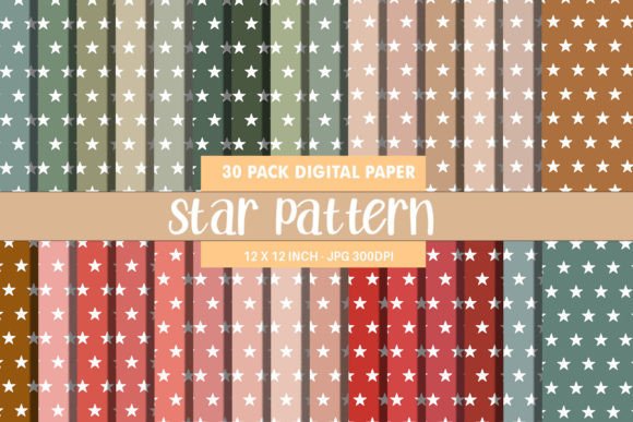 Download Christmas Color Star Pattern - Star pattern Collection