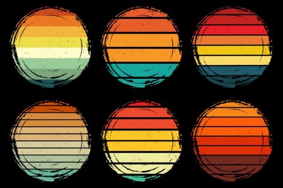 Download Sunset Retro Background for T-Shirt - Retro background Collection
